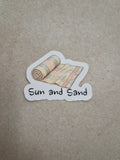 Sun and Sand Sticker