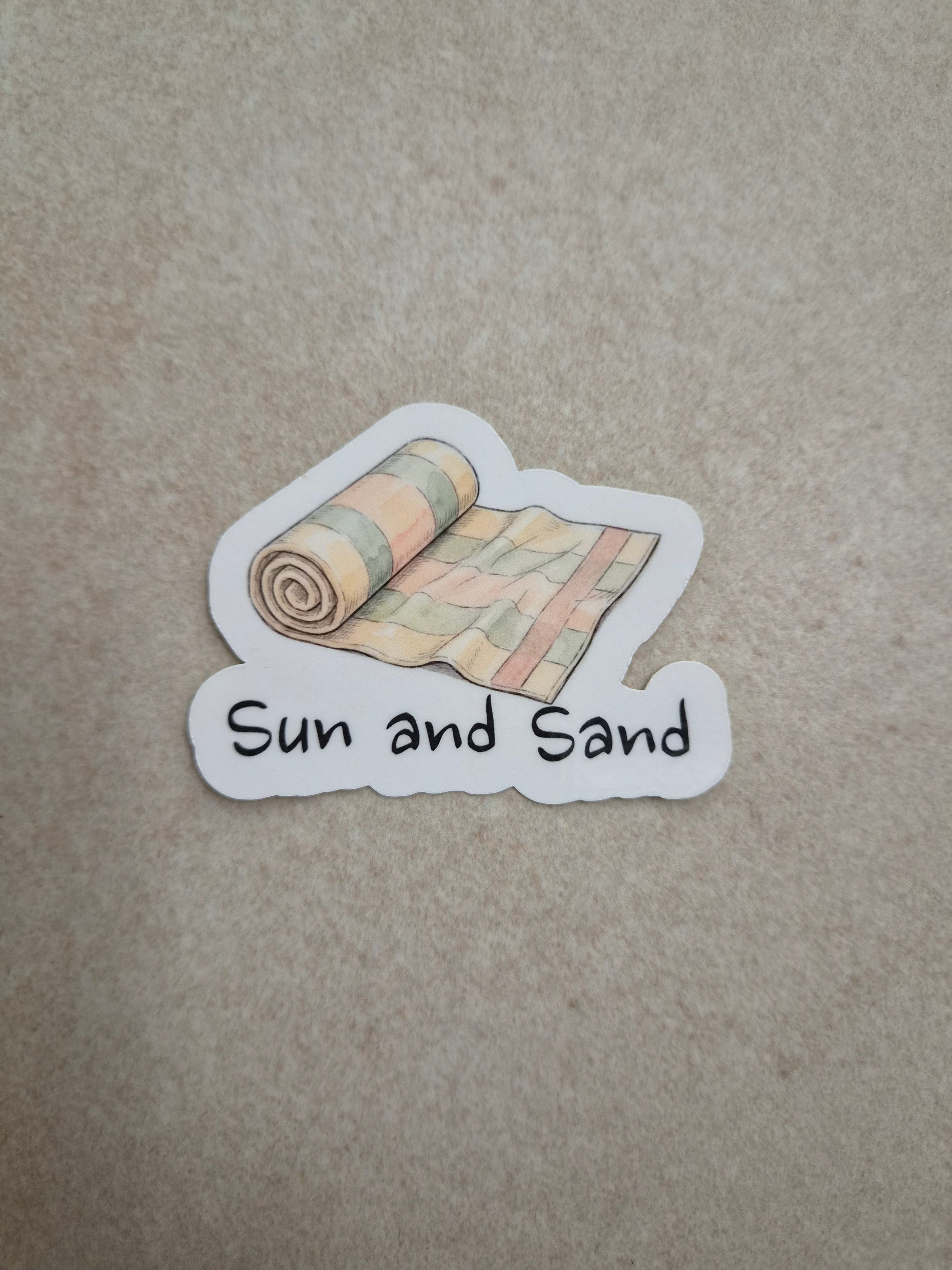 Sun and Sand Sticker