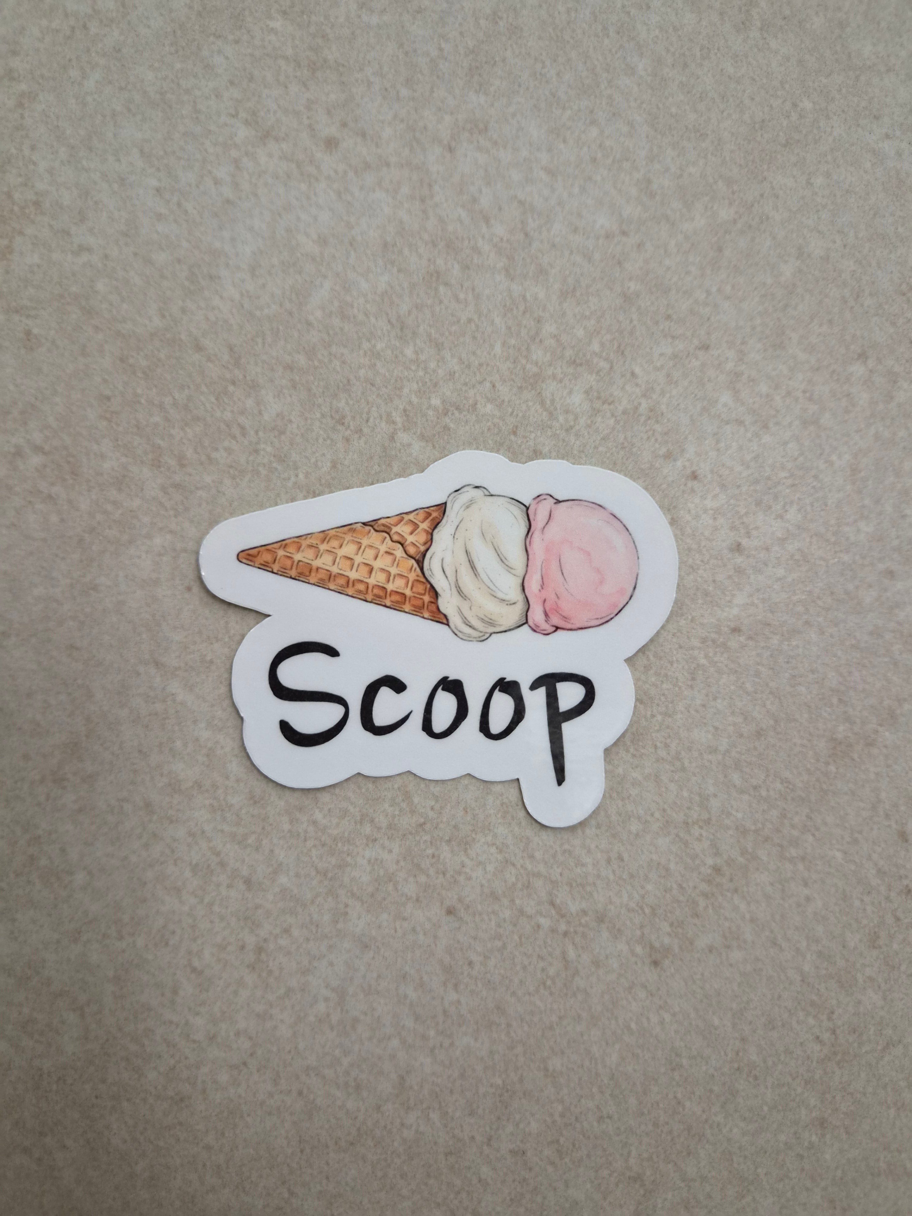 Scoop Sticker
