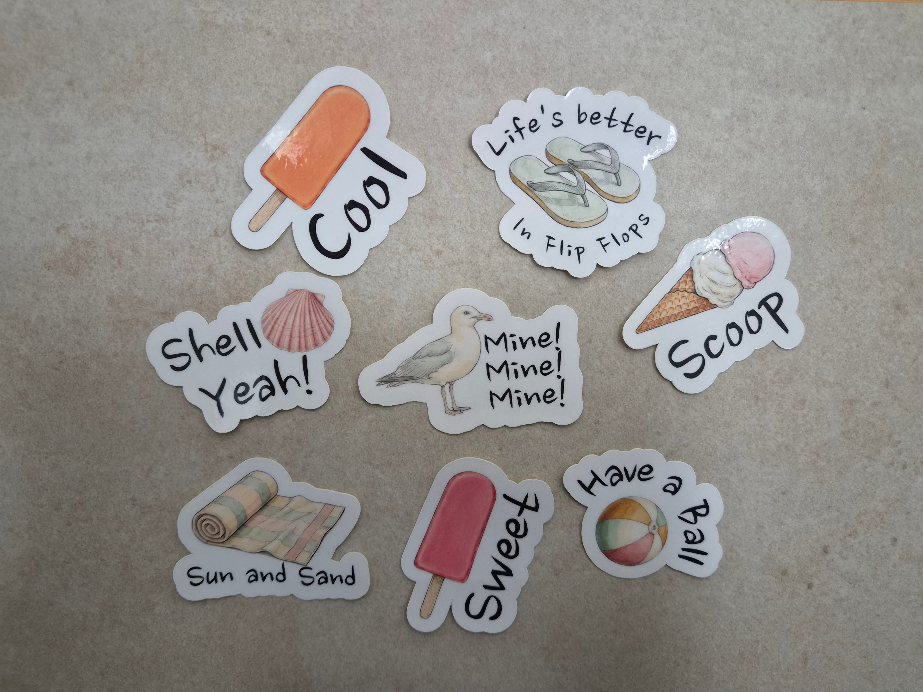 Summer Stickerset (8-delig)