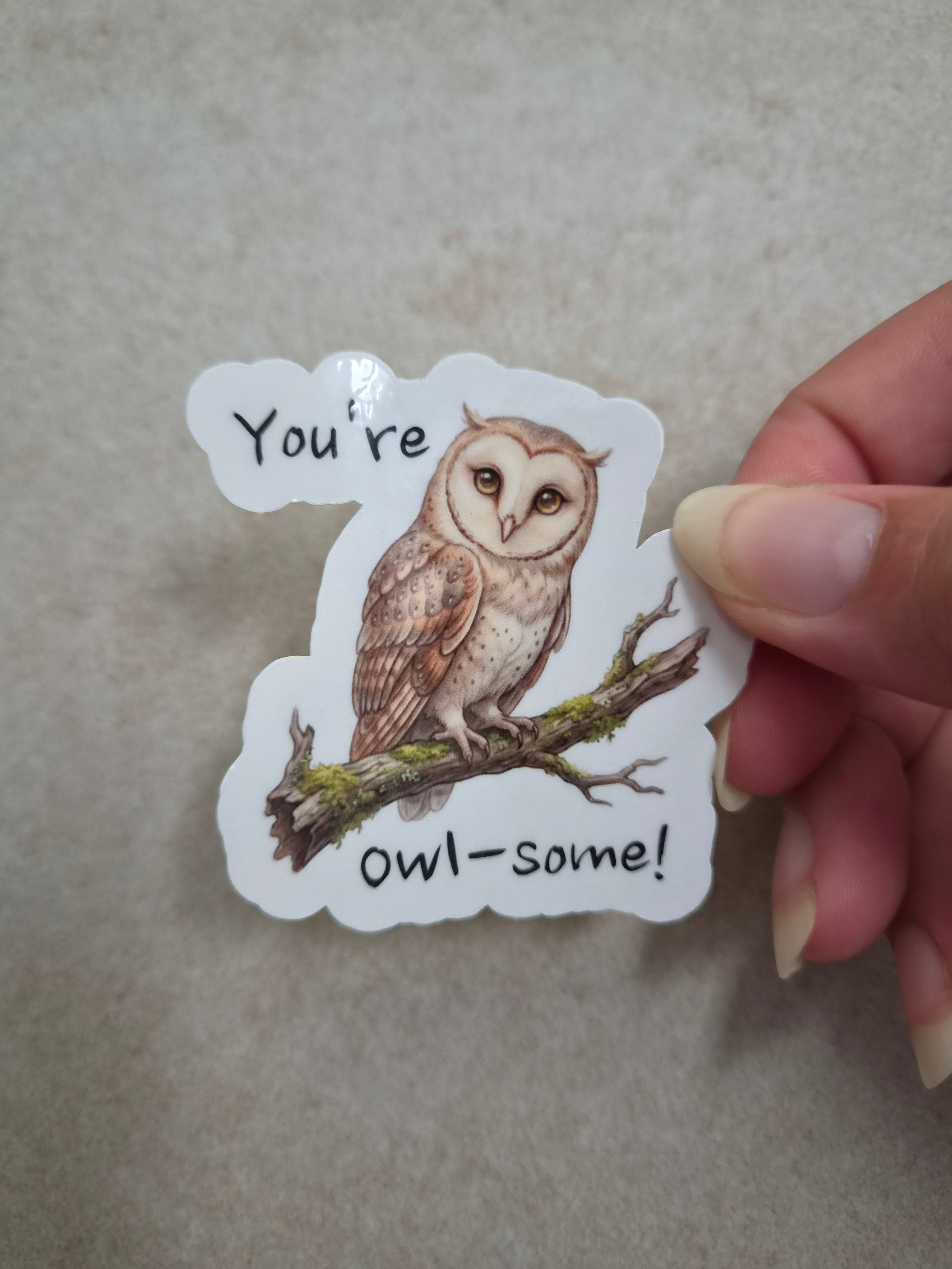 You're Owl-some! sticker