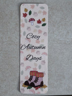 Cozy Herfst Boekenleggers | Gezellige boekenleggers 4 stuks.