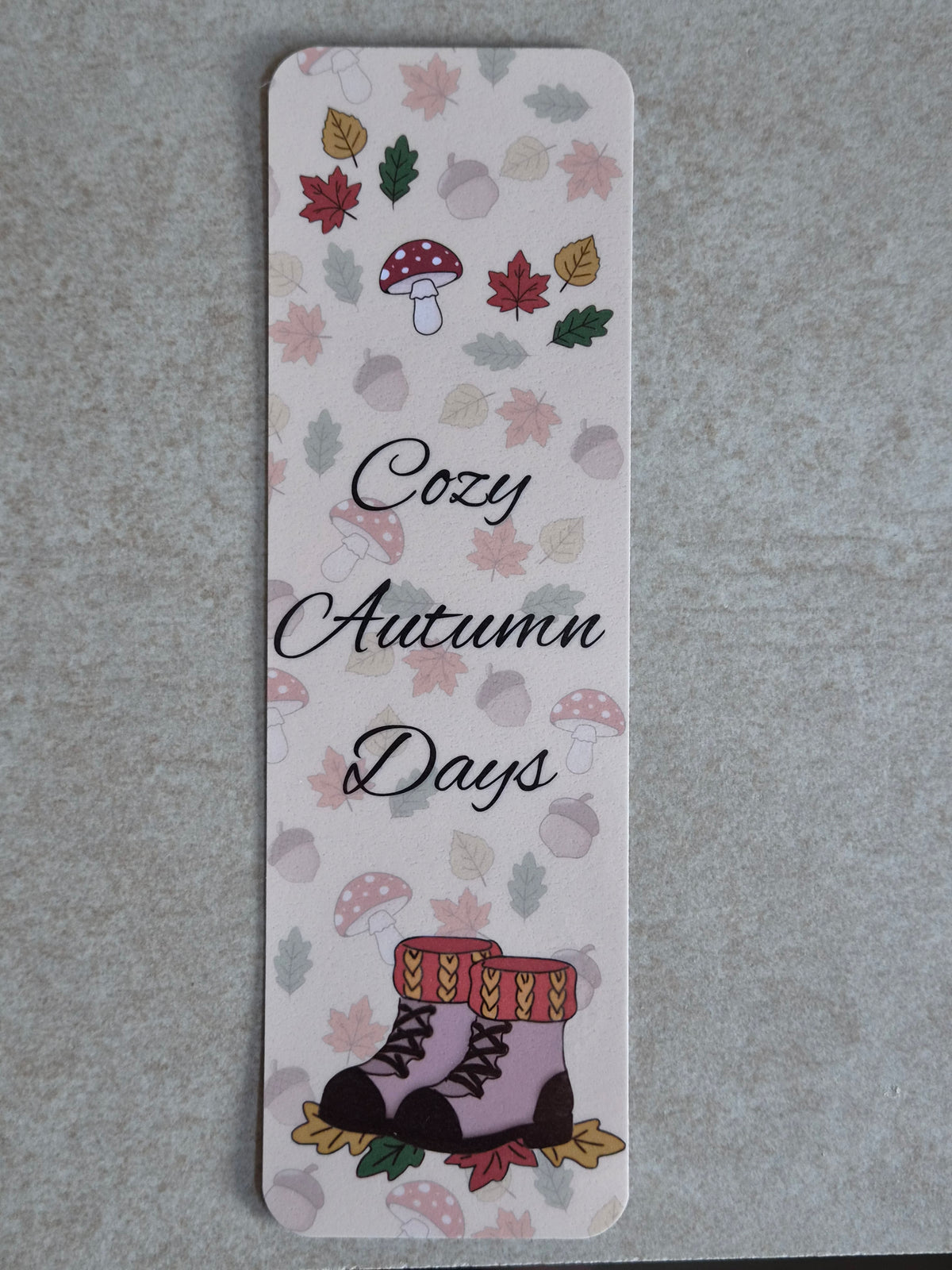 Cozy Herfst Boekenleggers | Gezellige boekenleggers 4 stuks.