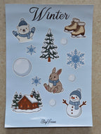 Winter Stickervel – Cozy Winter stickers