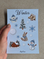 Winter Stickervel – Cozy Winter stickers