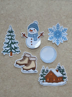 Winter stickerset (6-delig)
