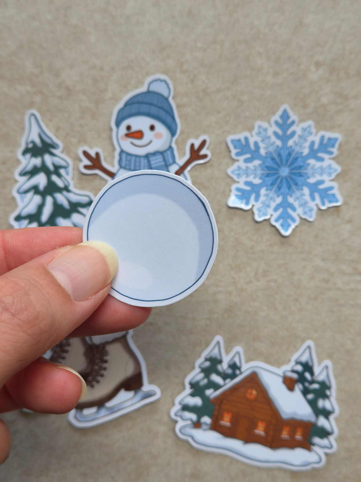 Winter stickerset (6-delig)