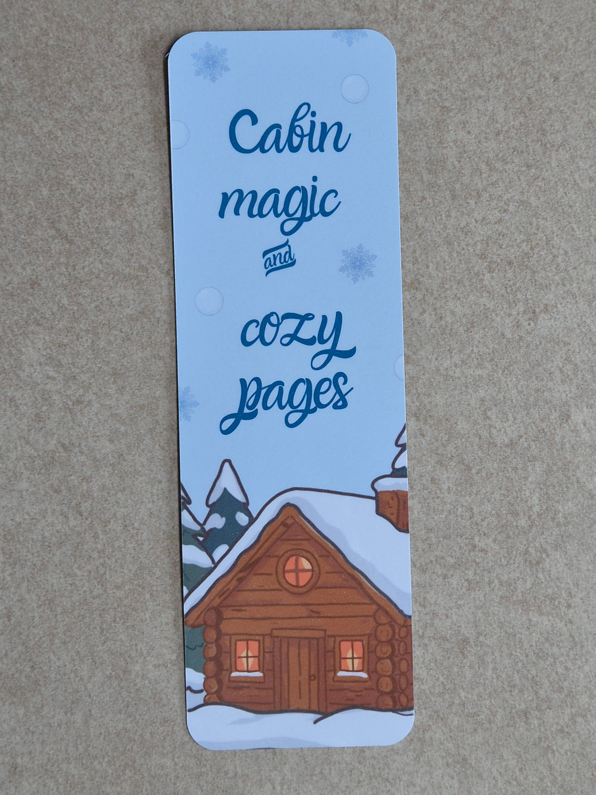 Handgemaakte Boekenleggers - Winter Collectie