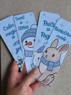 Handgemaakte Boekenleggers - Winter Collectie