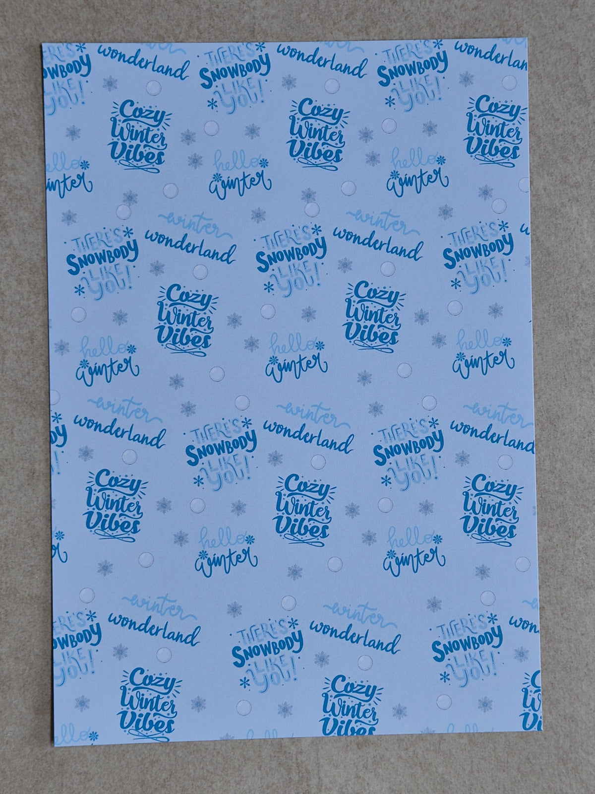 Winter Journal Paper Set (8 stuks) | A5 Scrapbook & Bullet Journal Papier