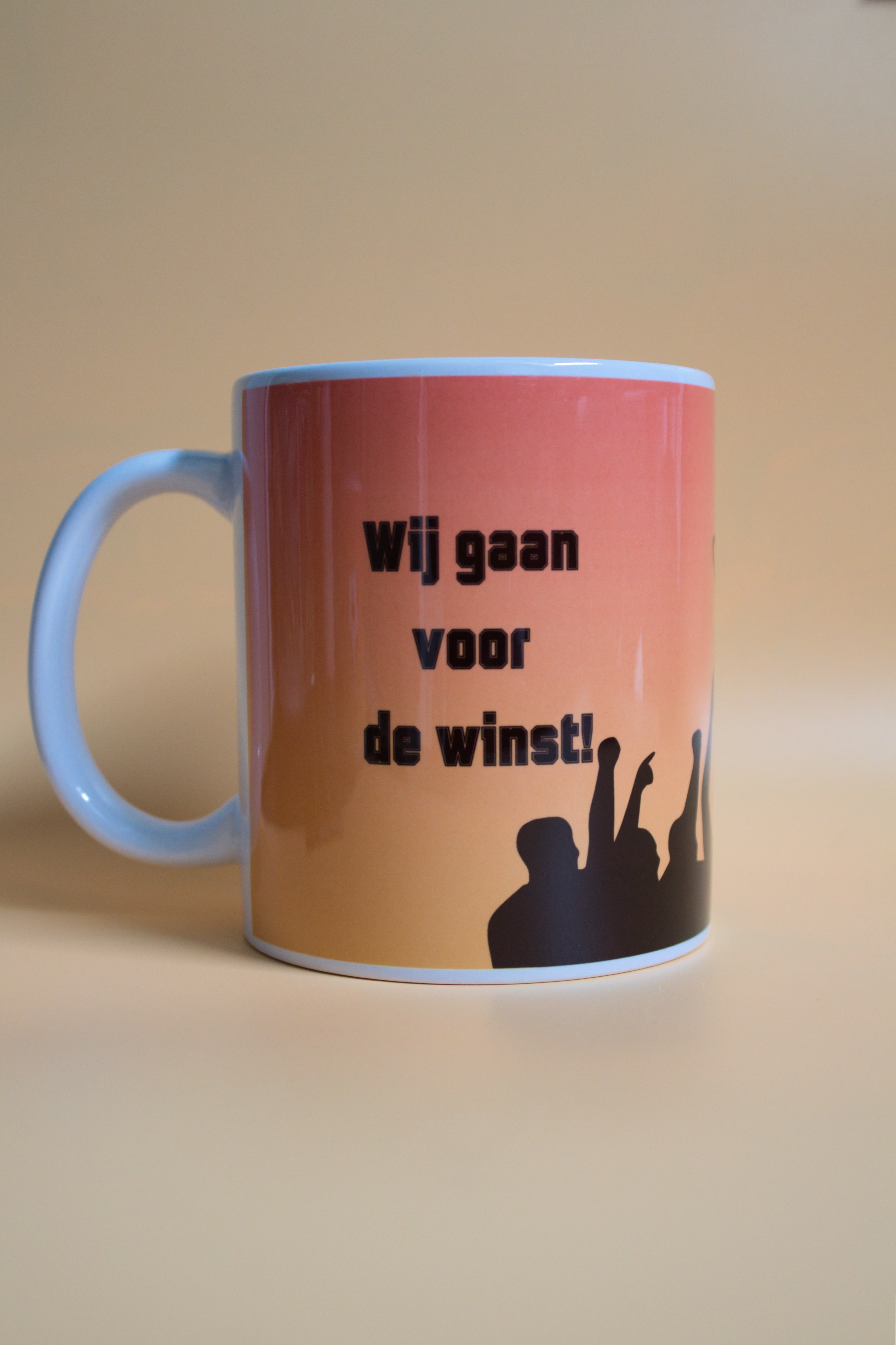 Wij gaan voor de winst! mok
