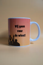 Wij gaan voor de winst! mok