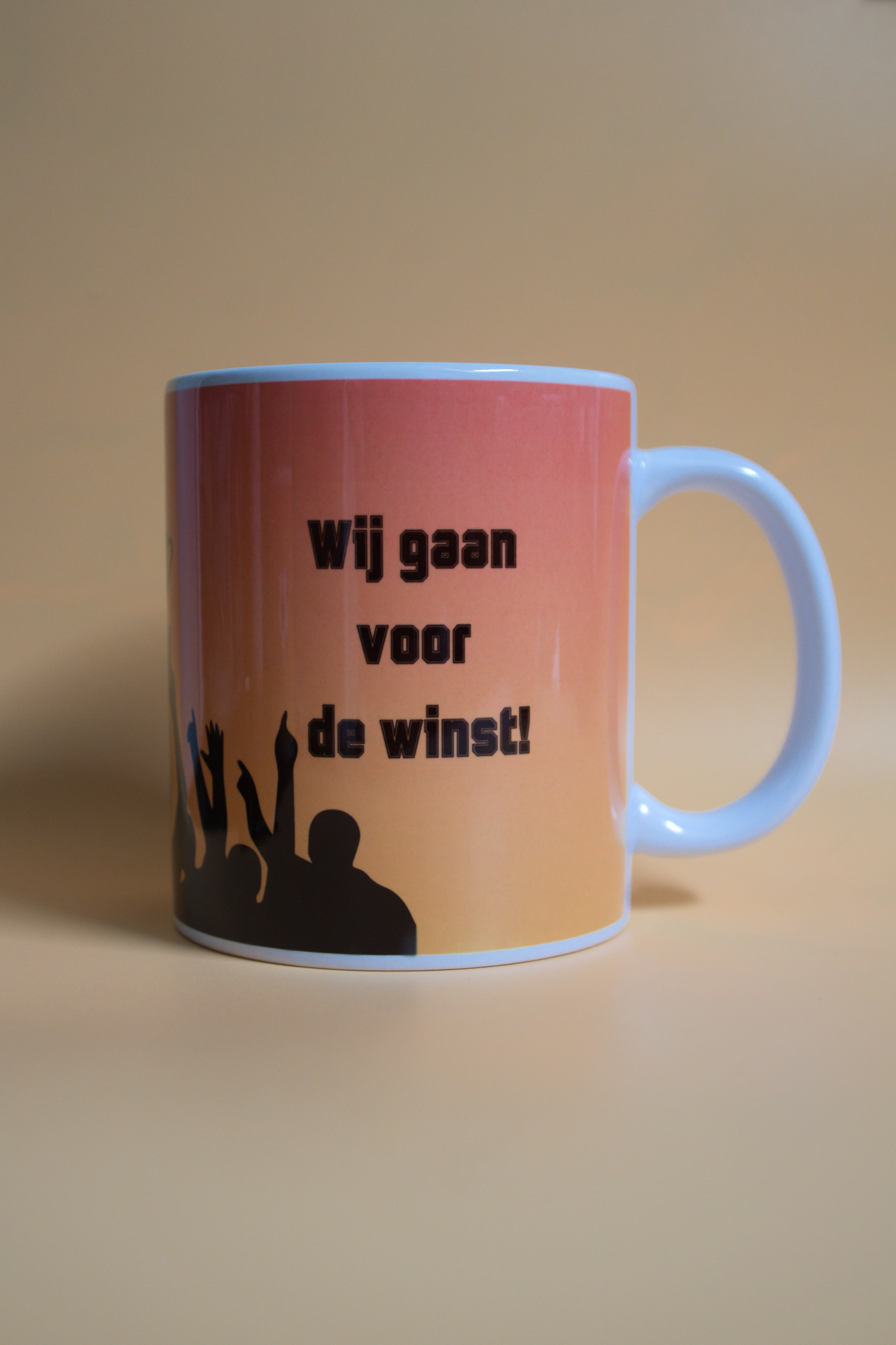 Wij gaan voor de winst! mok