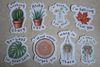 Planten stickerset (8-delig)